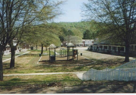 small playground in a small park