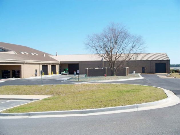 Shaw AFB deployment processing center exterior wide angle